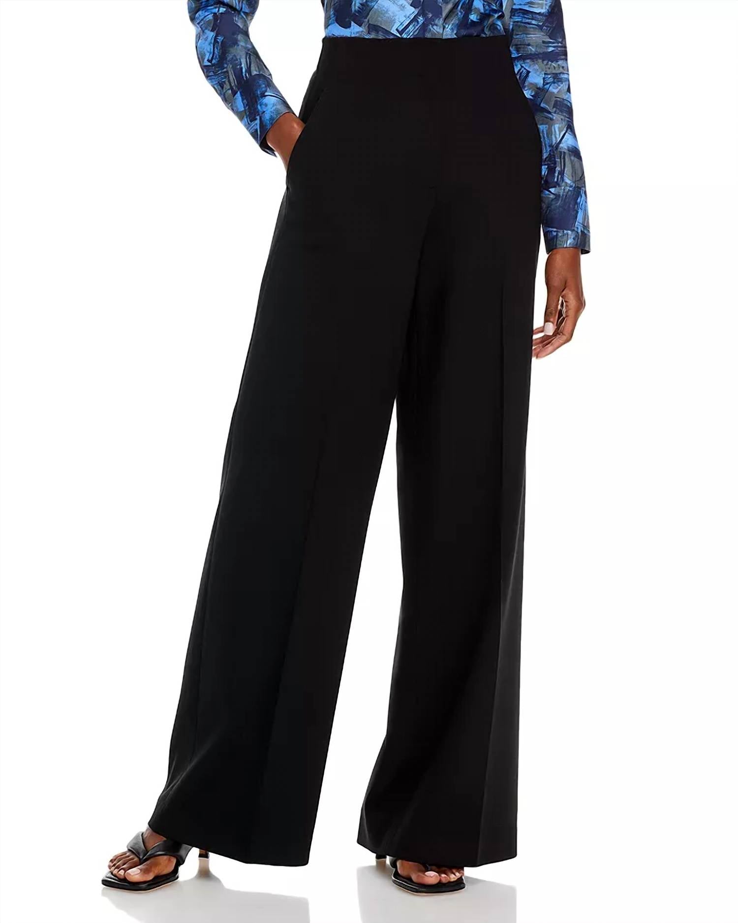 

Широкие брюки Thames черного цвета Lafayette 148