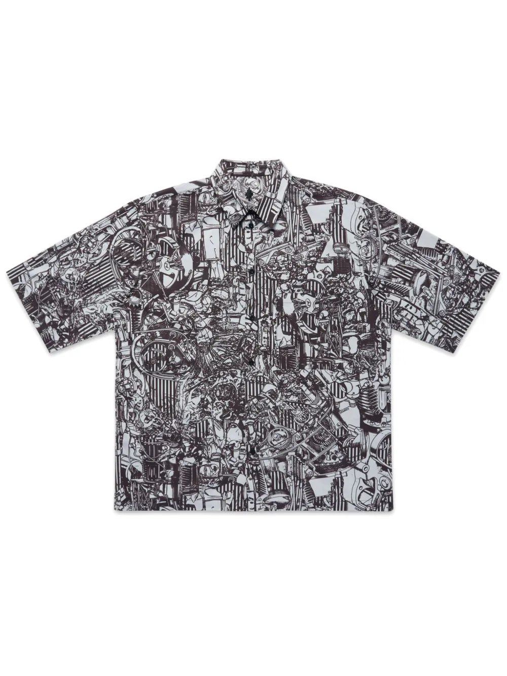 

Рубашка AOP Marcelo Burlon County Of Milan, серый