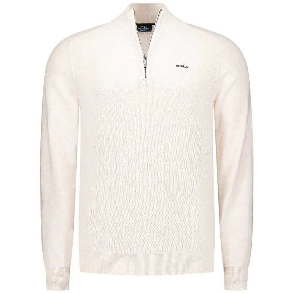 

Свитер Nza New Zealand Quinn half zip, бежевый