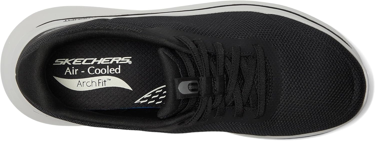 Мужские кроссовки Skechers Go Walk Arch Fit N-Joy Cullman, черный/серый — фото 2