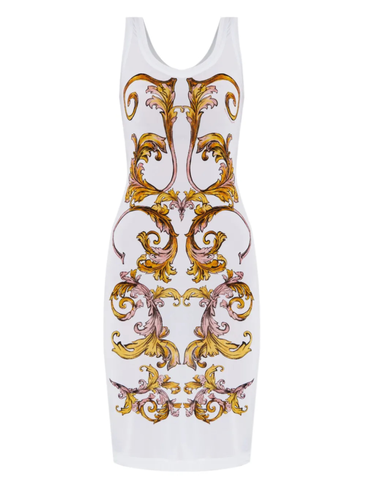 

Платье с принтом «Барокко» Versace Jeans Couture, белый