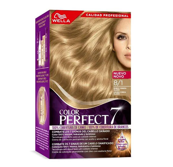 

Перманентное окрашивание Tinte Color Perfect Color Perfect 7, цвет rubio ceniza claro