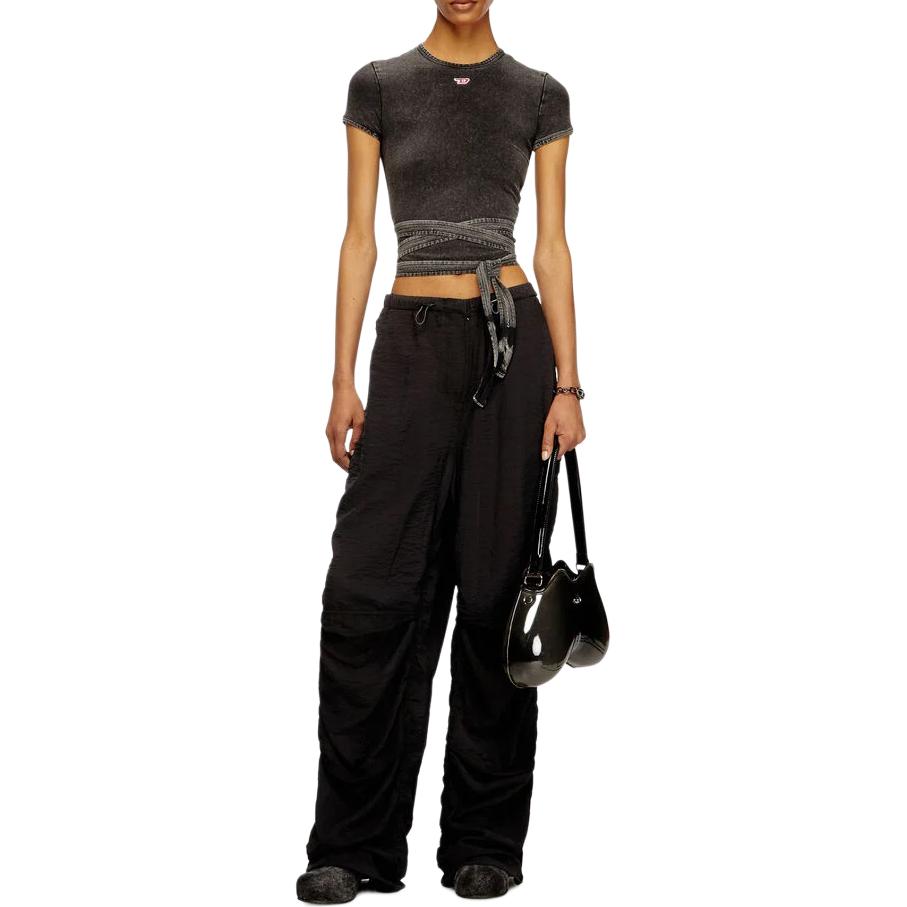Футболка T Bunny Tail R1 в стиле деним DIESEL, черный — фото 3