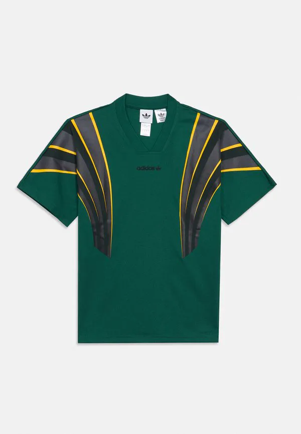 Свободная футболка унисекс с принтом "летучая мышь" santiago junior Adidas Originals, Collegiate Green/Black — фото 3