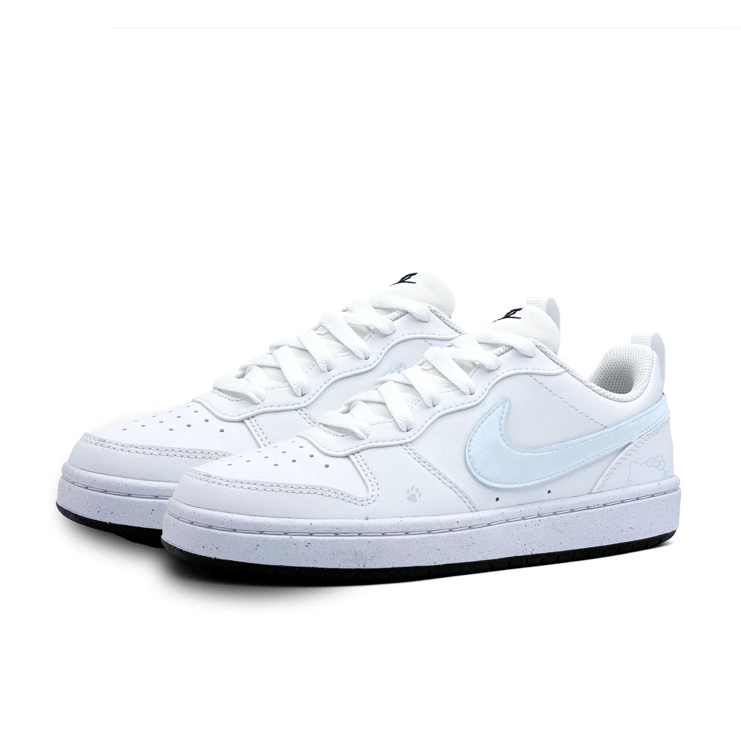Кроссовки детские скейтбординг Nike Court Borough Low White — фото 4
