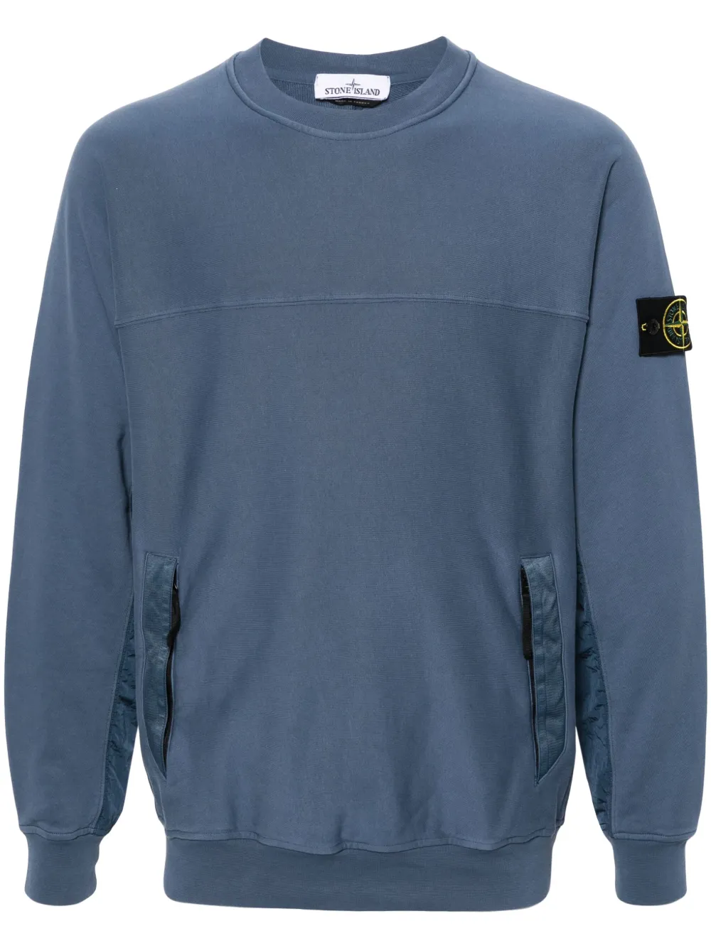 

Толстовка с нашивкой Compass Stone Island, синий
