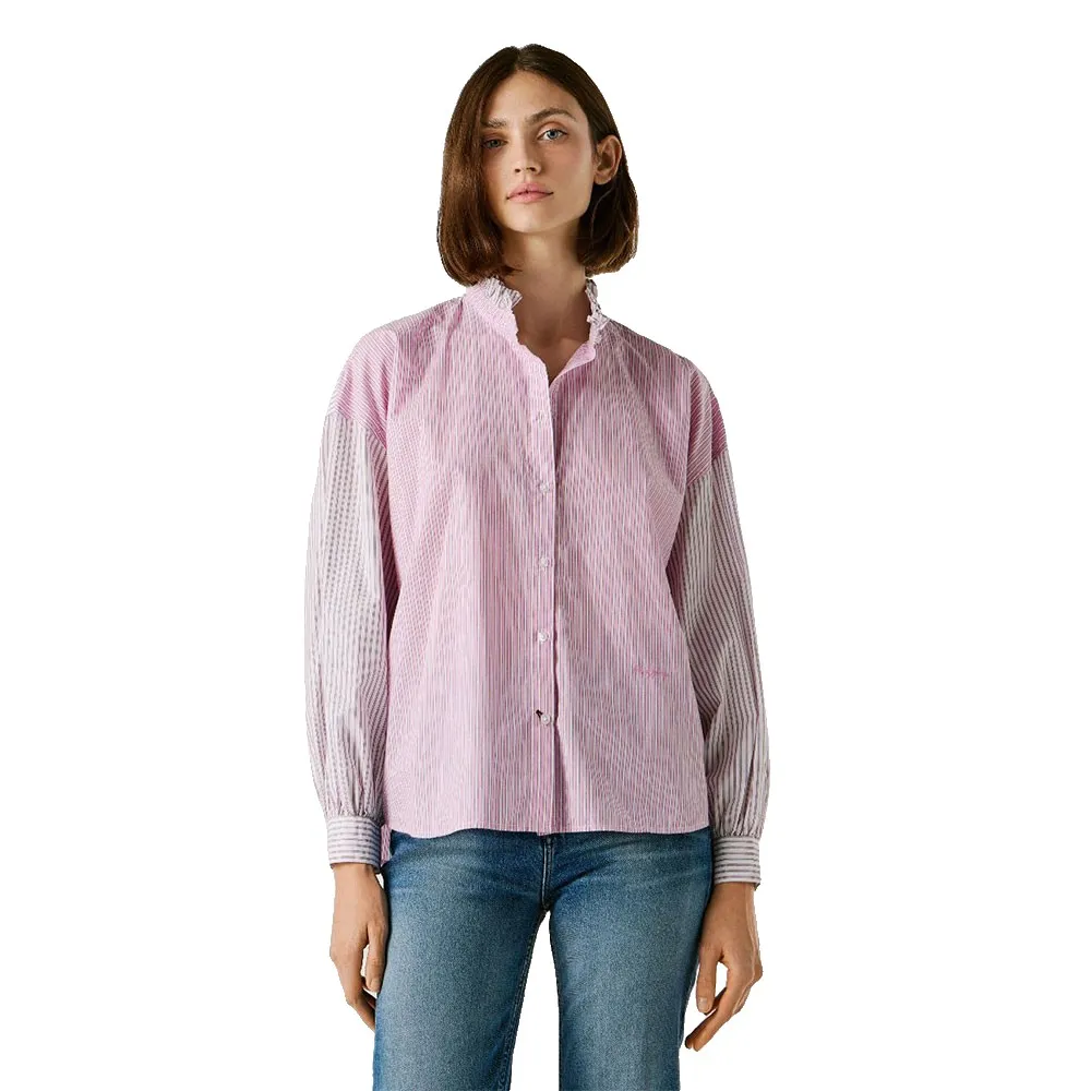 

Рубашка с длинным рукавом Pepe Jeans Begury, розовый