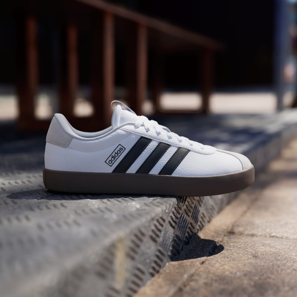 Кроссовки Adidas VL Court 3.0 Shoes, цвет Cloud White/Core Black/Grey One — фото 2