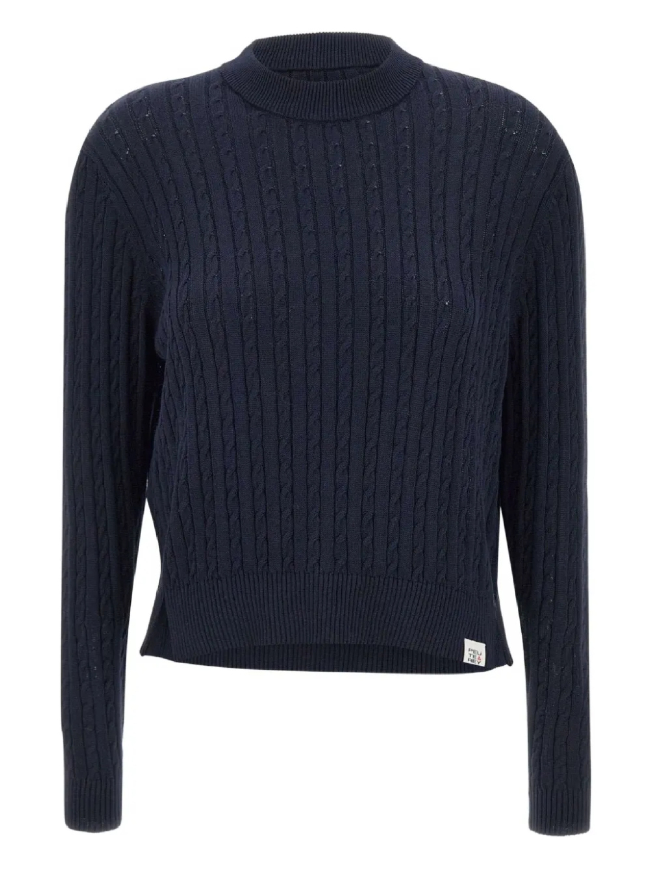 

Свитер косой вязки Peuterey, синий