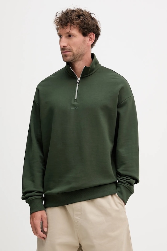 

Хлопковая толстовка Hugo, зеленый