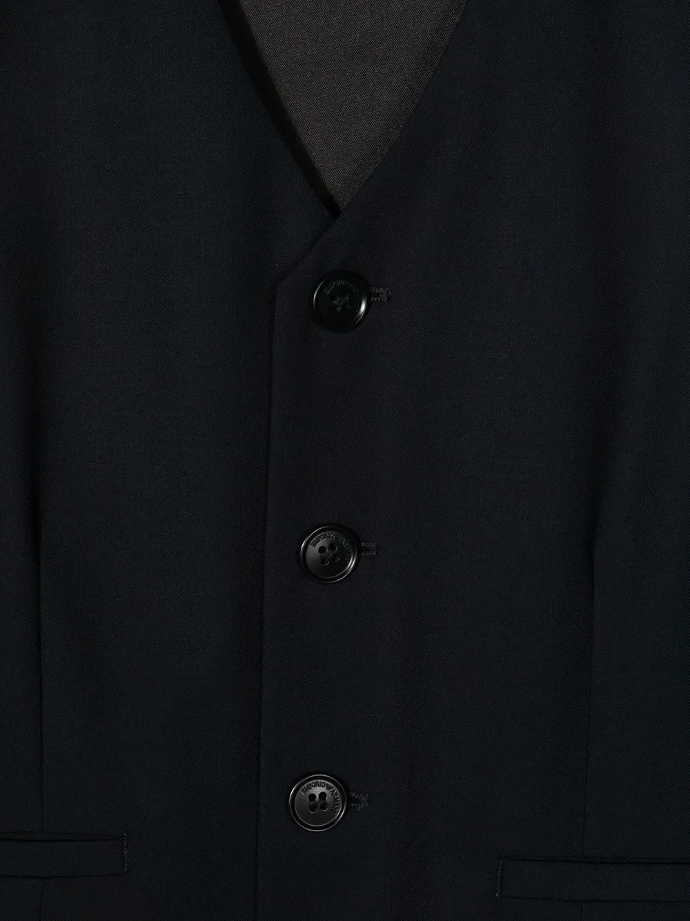 Однобортный жилет Emporio Armani Kids, синий — фото 3