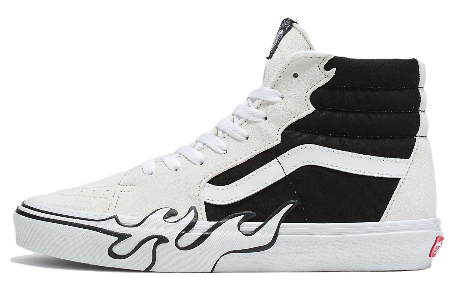 

Кроссовки Sk8 Vans-Hi 'Flame - White Black'