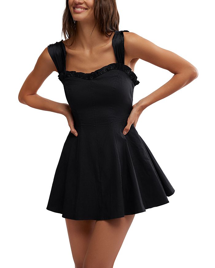

Мини-платье Midnight Magic Free People, черный