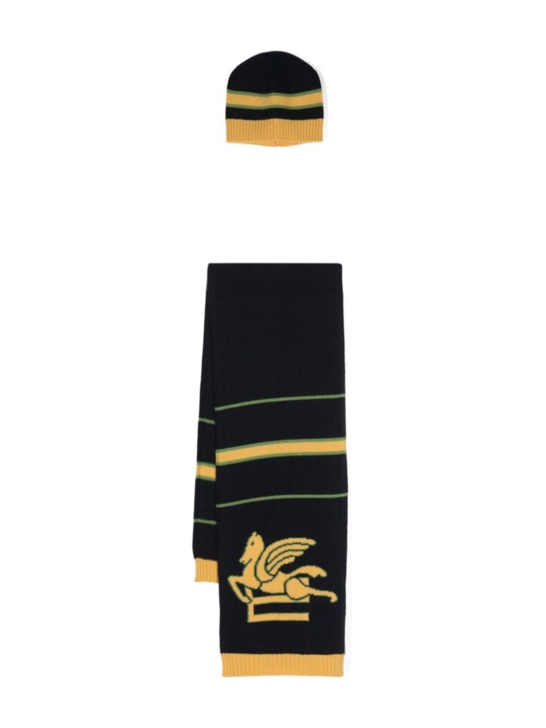 

ETRO KIDS комплект шапок Pegaso-жаккард, синий