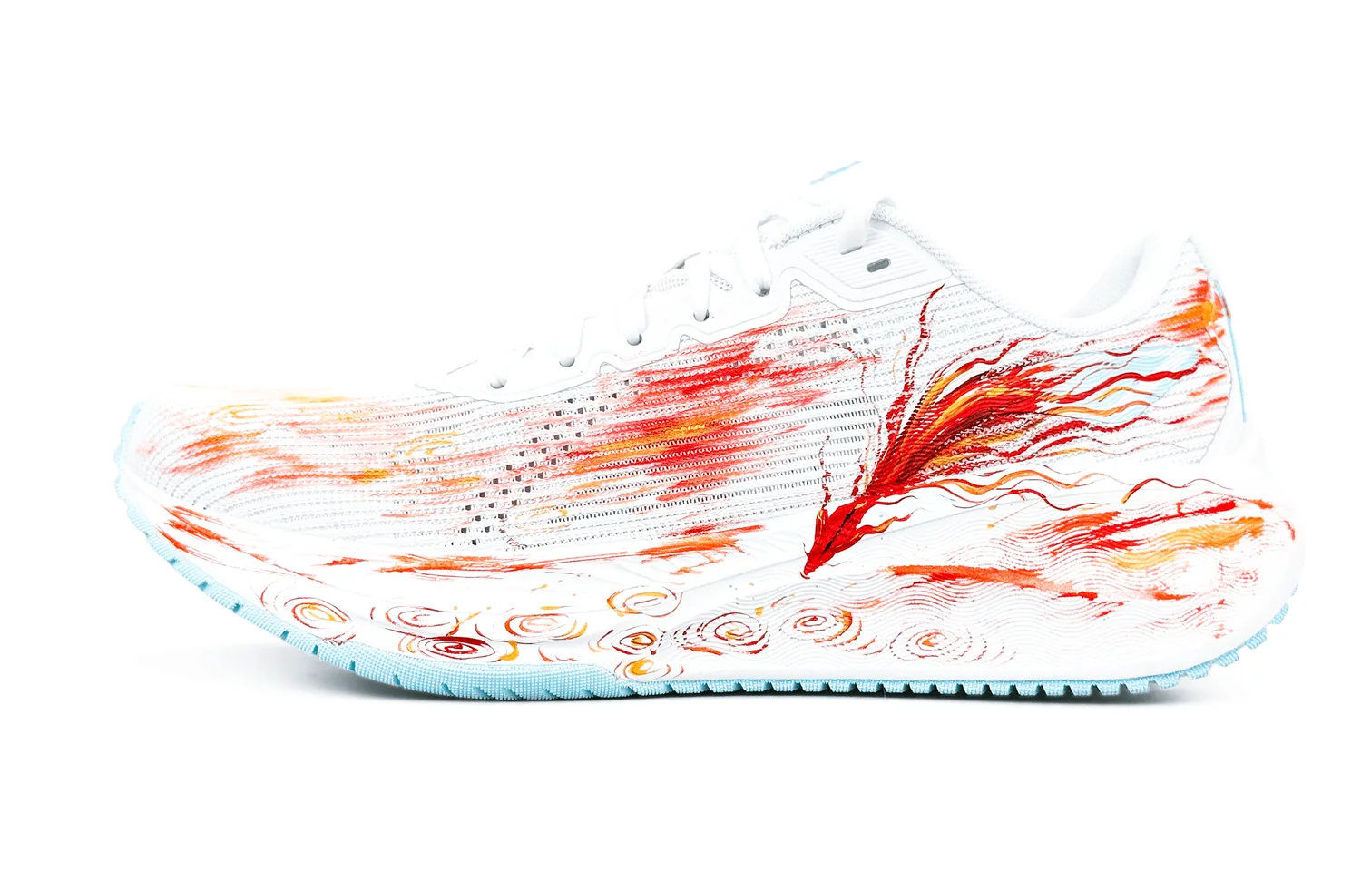 Li-Ning Wuyue Cushioning Low top Athletic Shoes мужские красные белые — фото 3
