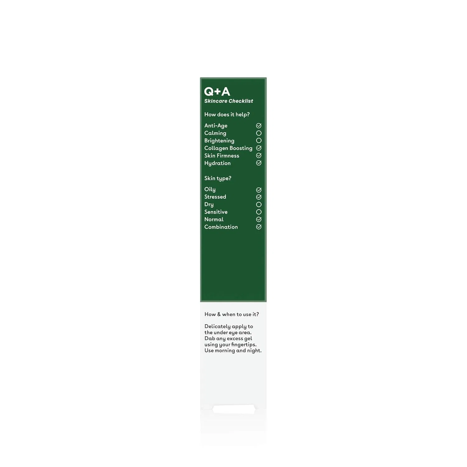 Гель для глаз Q+A Seaweed Peptide 15 мл Q+A — фото 2