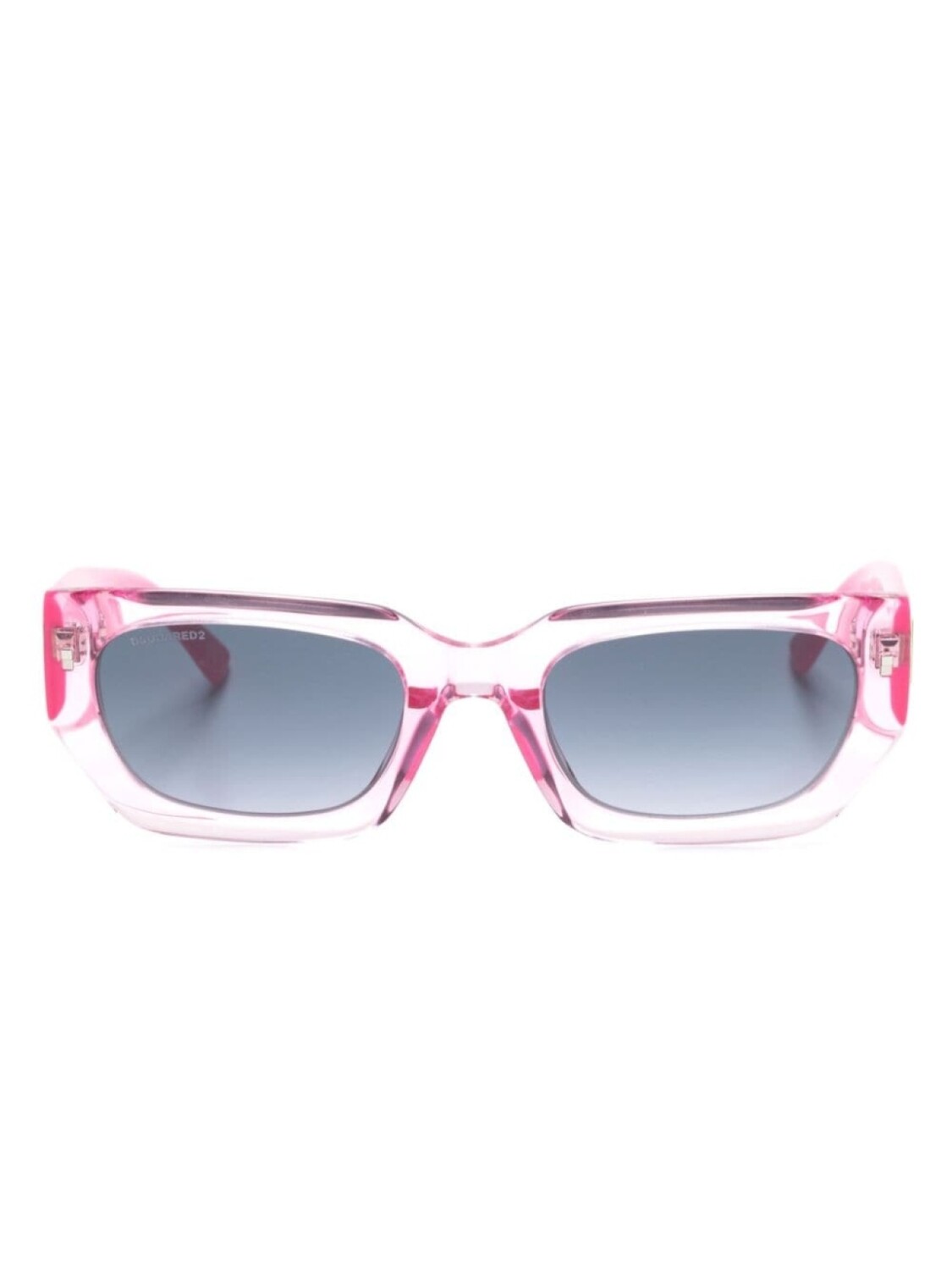 

DSQUARED2 EYEWEAR солнцезащитные очки с декором Icon, розовый