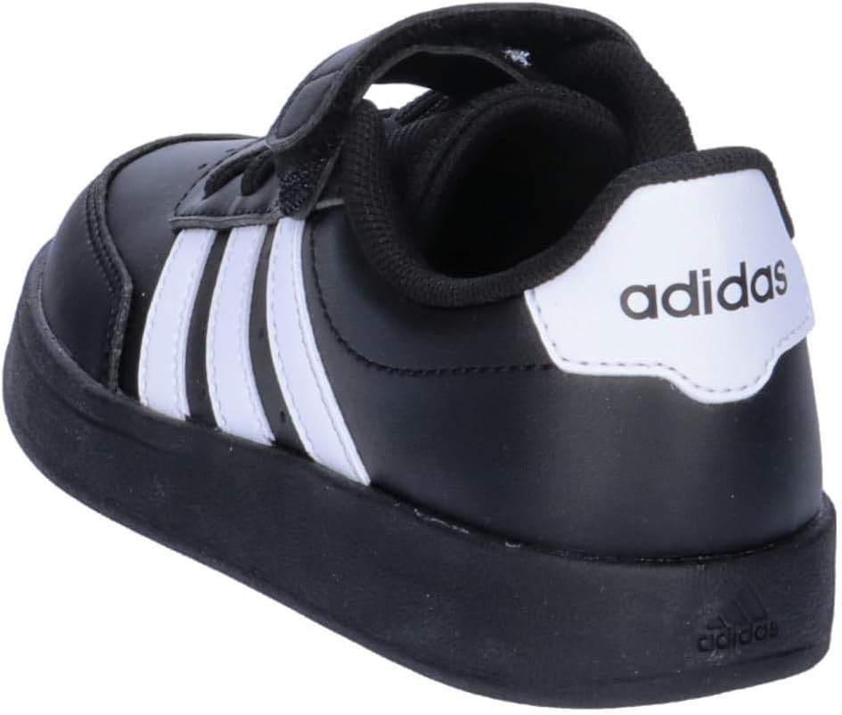 Кроссовки adidas Breaknet 2.0 для детей, унисекс для взрослых, белый/черный — фото 4