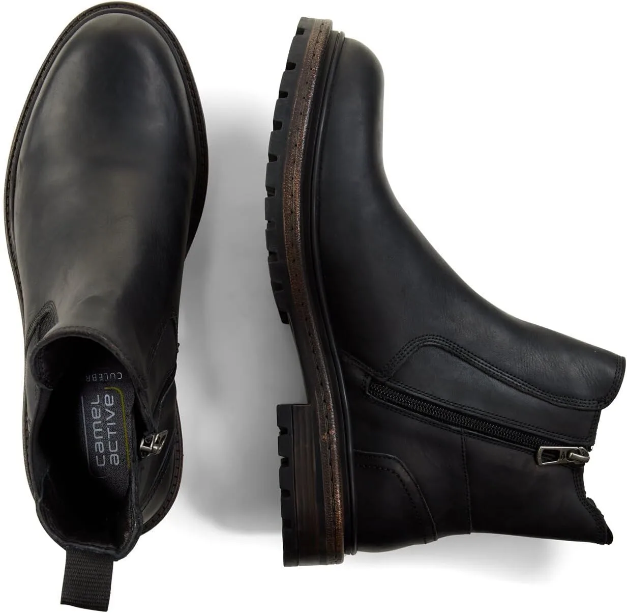 Мужские модные ботинки Camel Active 55CAA01-120100, черный — фото 2