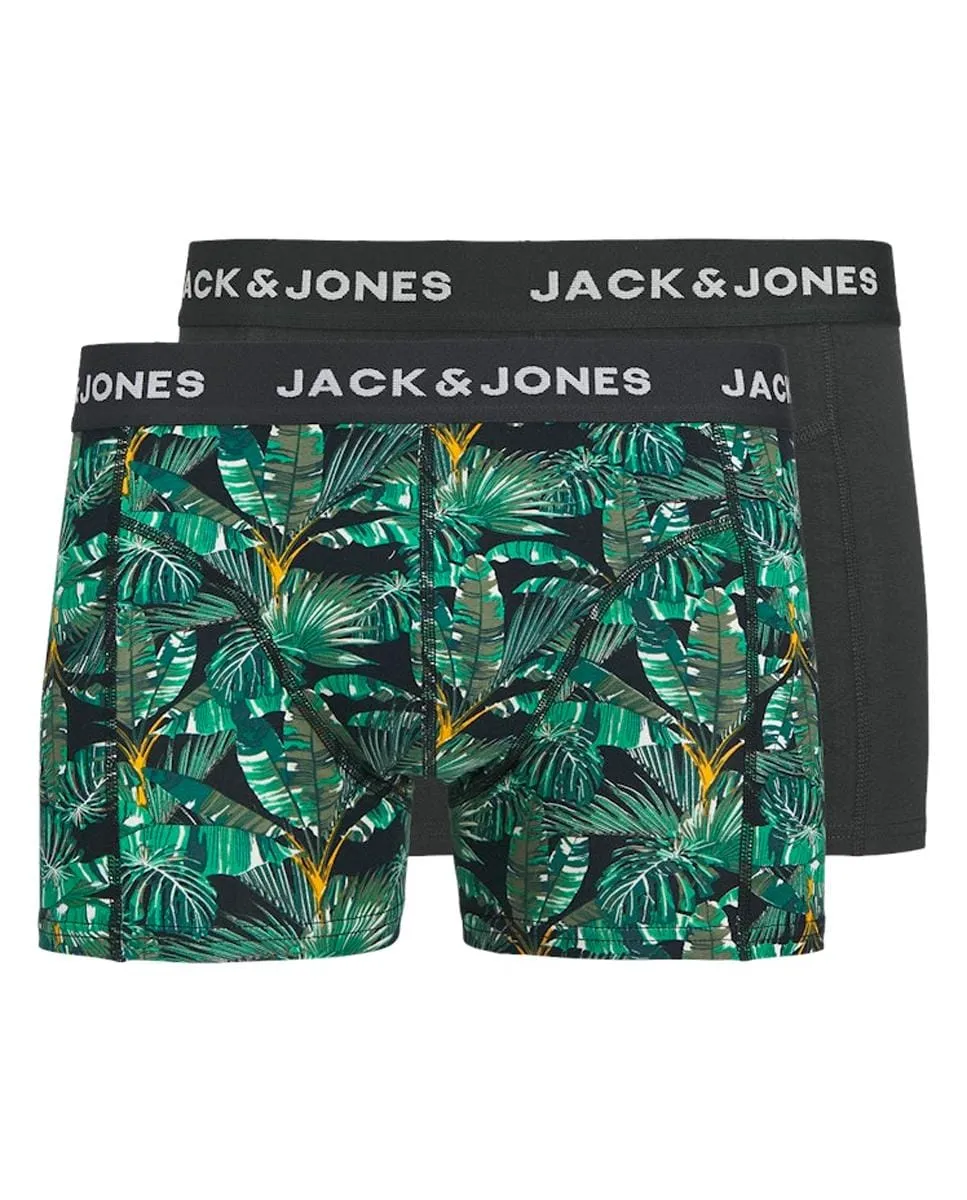 

Набор из 2 хлопковых боксеров для мальчика Jack & Jones, черный