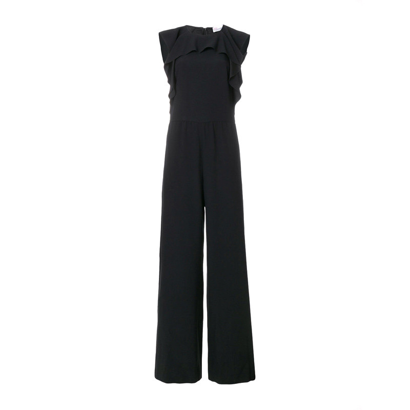 

RED VALENTINO Женские повседневные брюки черного цвета