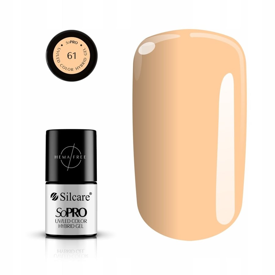 

Гибридный лак для ногтей Silcare SoPRO 61 7 г