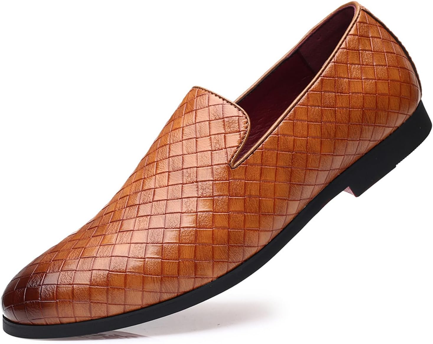 

Мужские лоферы KYOESCAI, модная легкая обувь без шнурков, повседневная, для деловых встреч и свадеб, желтый