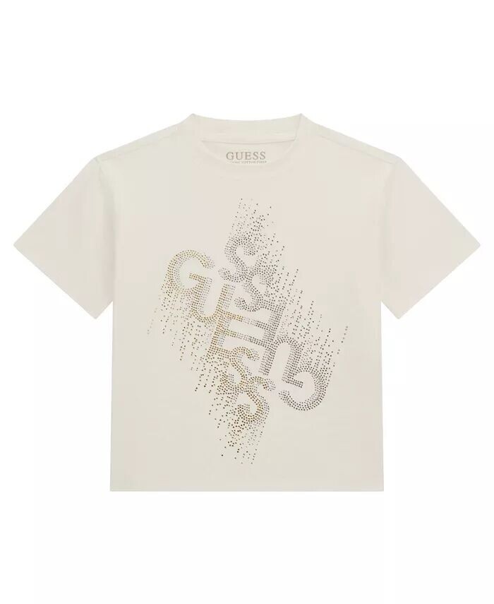 

Футболка с короткими рукавами для больших девочек Guess, белый