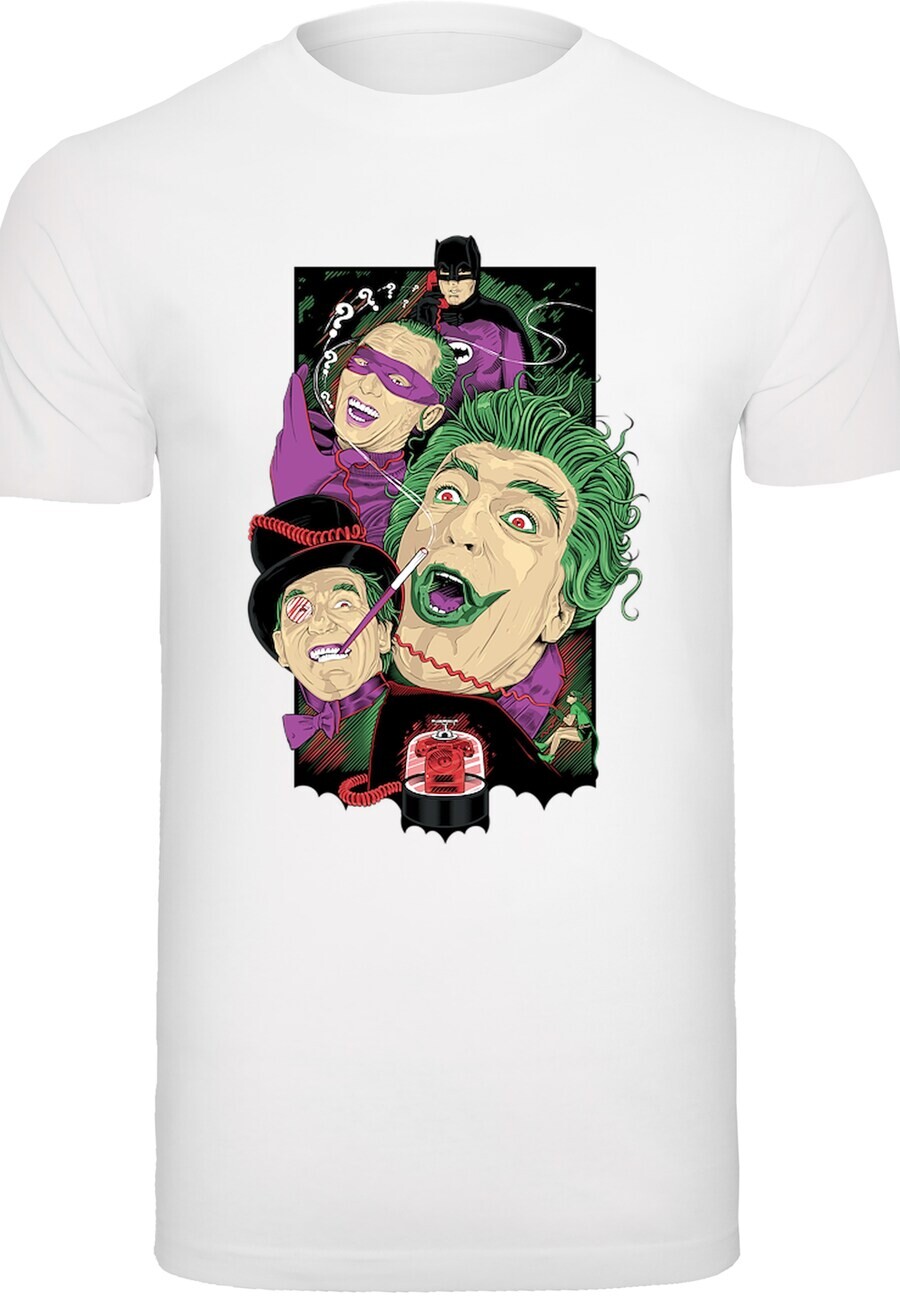 

Классическая футболка F4NT4STIC Shirt Batman TV Series Rogues Gallery, белый