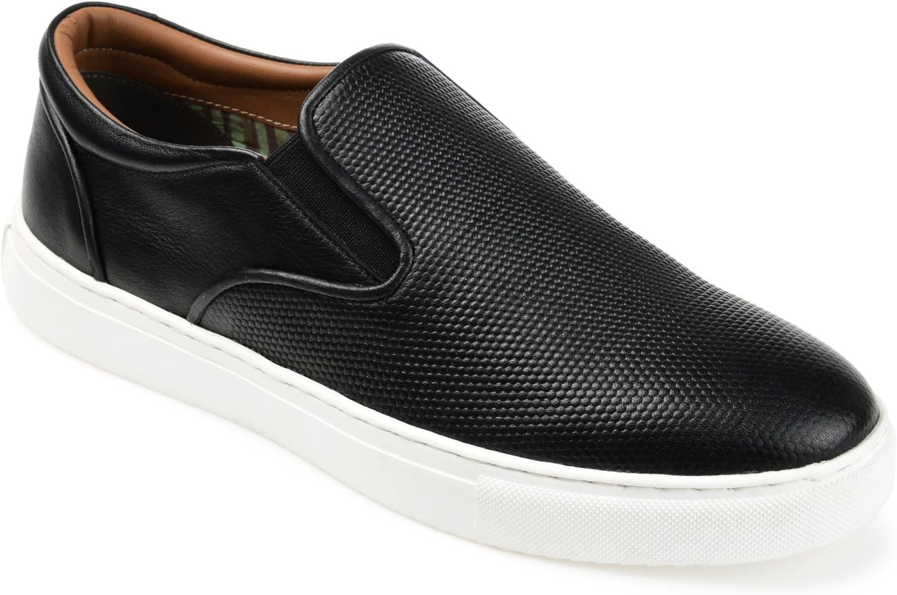 

Кроссовки Thomas & Vine Conley Slip-On Leather Sneaker, черный