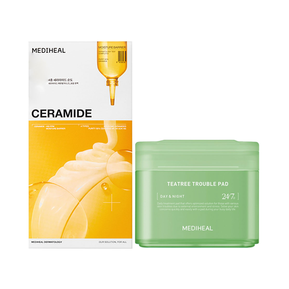 

Набор сывороток с чайным деревом meidihuier успокаивает и увлажняет 40мл+170мл MEDIHEAL