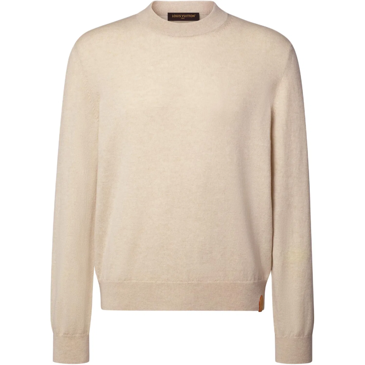 Свитер Trunk SS26 из кашемира, мужской LOUIS VUITTON, White Gray