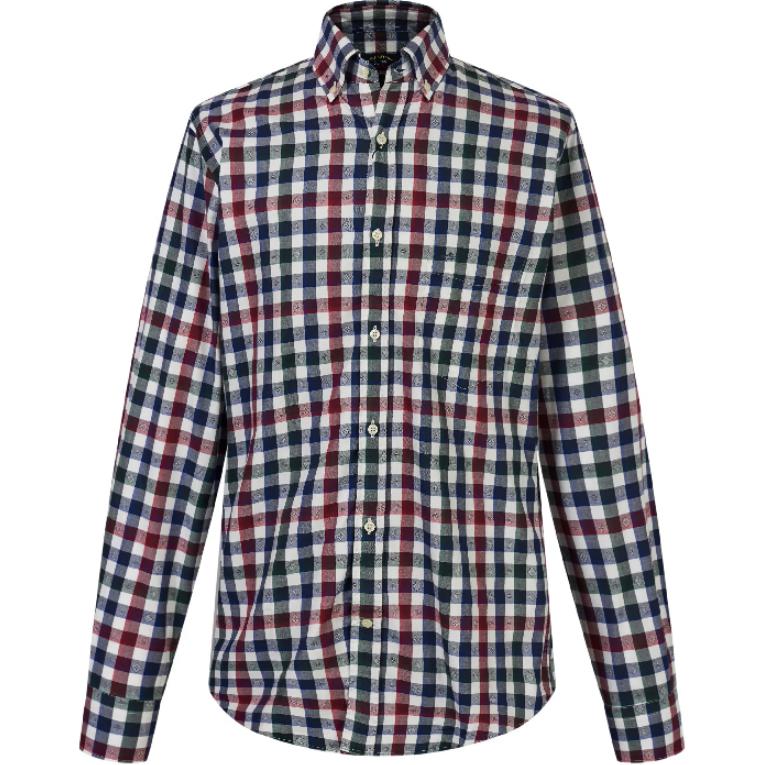 

Яхтенная рубашка мужская светло-серая в клетку Paul & Shark, светло-серый