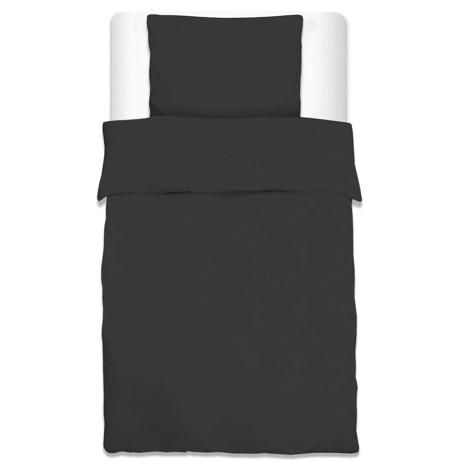 

Постельное белье julie 135/200 см + наволочка 80/80 см black renforcee, черный