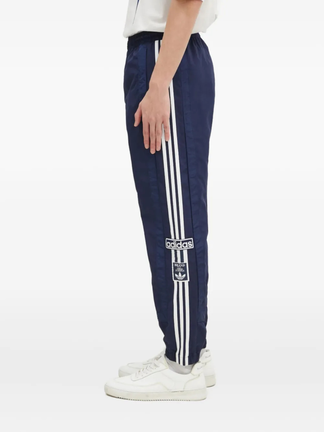 

Adidas спортивные брюки с полосками 3-Stripes, синий