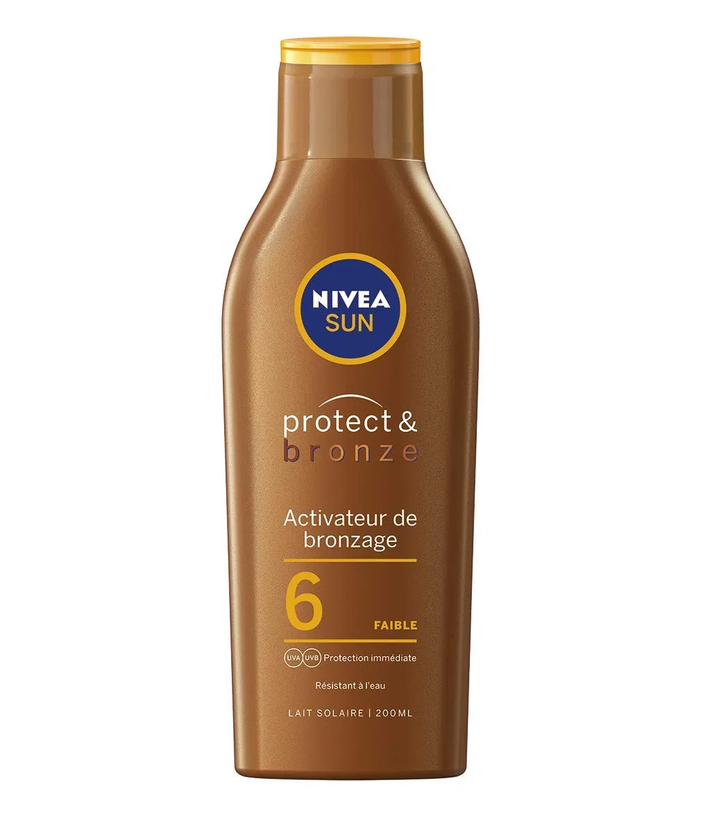 Солнцезащитный крем Nivea Sun Protect & Bronze с активатором загара SPF 6, 200 мл Nivea Sun