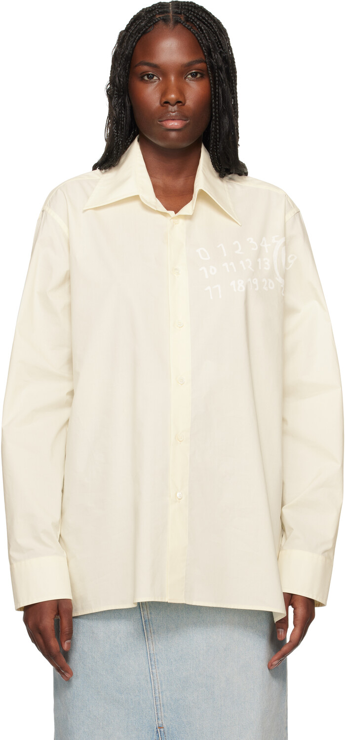 

Рубашка из поплина Off-White MM6 Maison Margiela