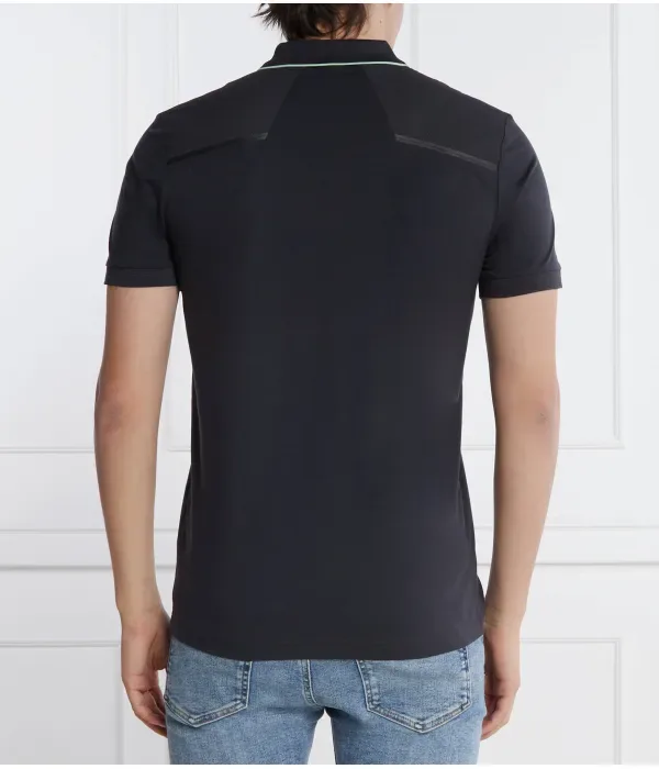 Поло Филикс slim fit Boss Green, графитовый — фото 4