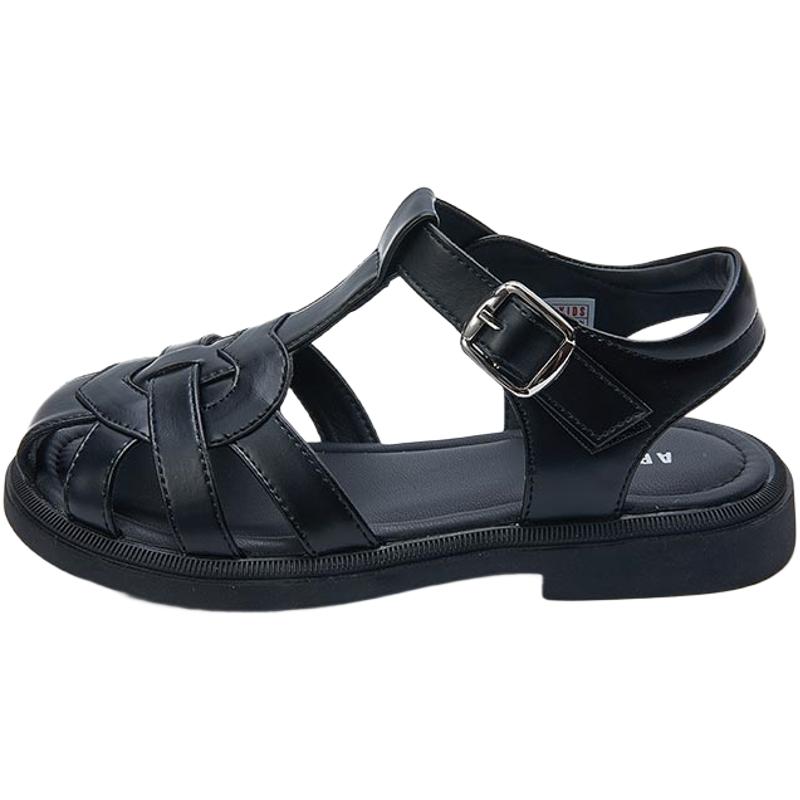 

Дышащие нескользящие сандалии для подростков ABC KIDS, черный