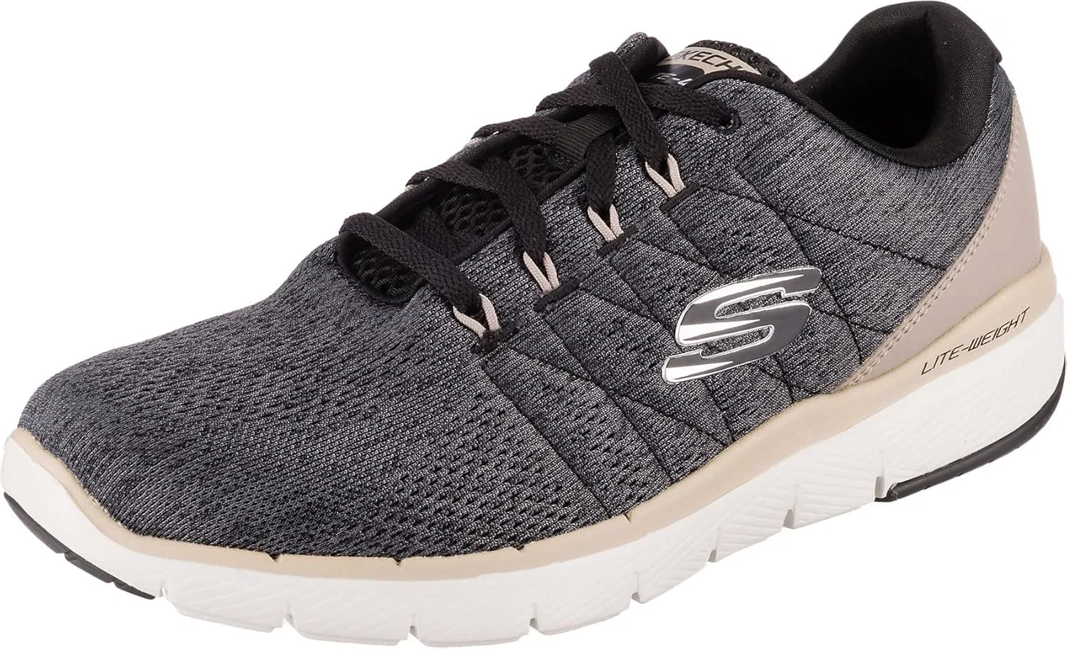 Мужские кроссовки Skechers Flex Advantage 3.0 Stally, Black Mesh Trim