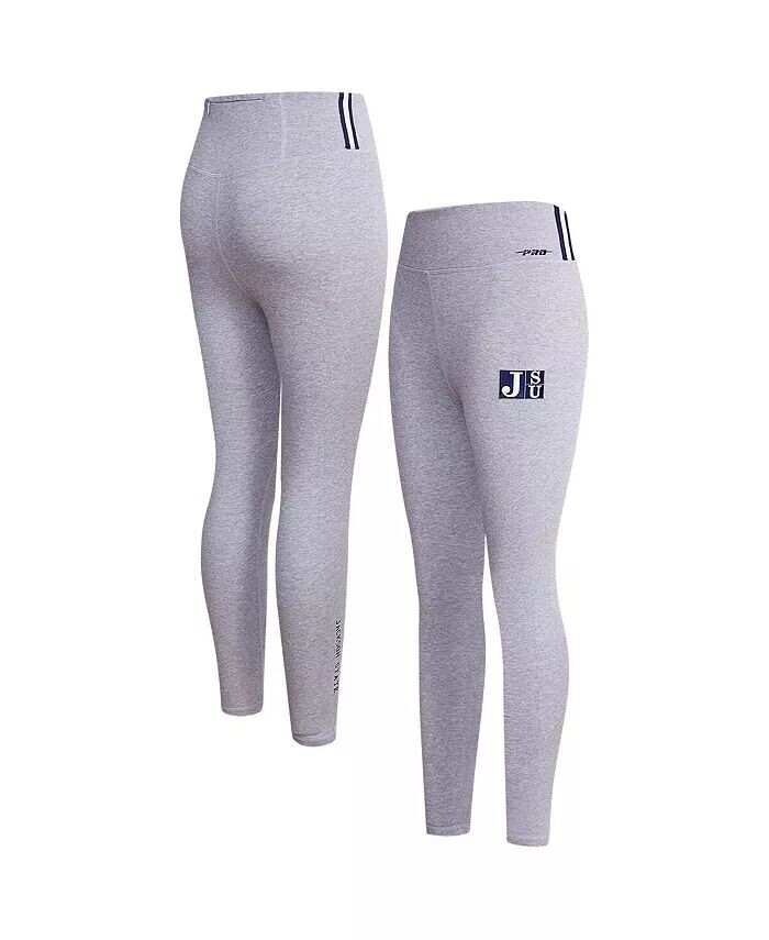

Женские классические трикотажные леггинсы 3-Hit Heather Grey Jackson State Tigers Pro Standard