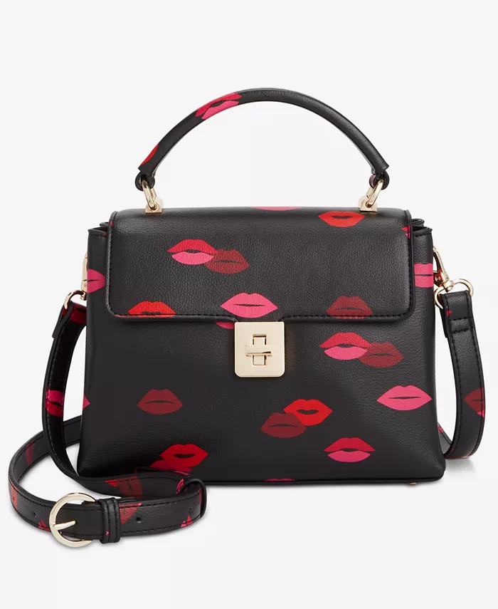 

Сумка кросс-боди Tandii Lip Party Print Small Satchel On 34th, черный