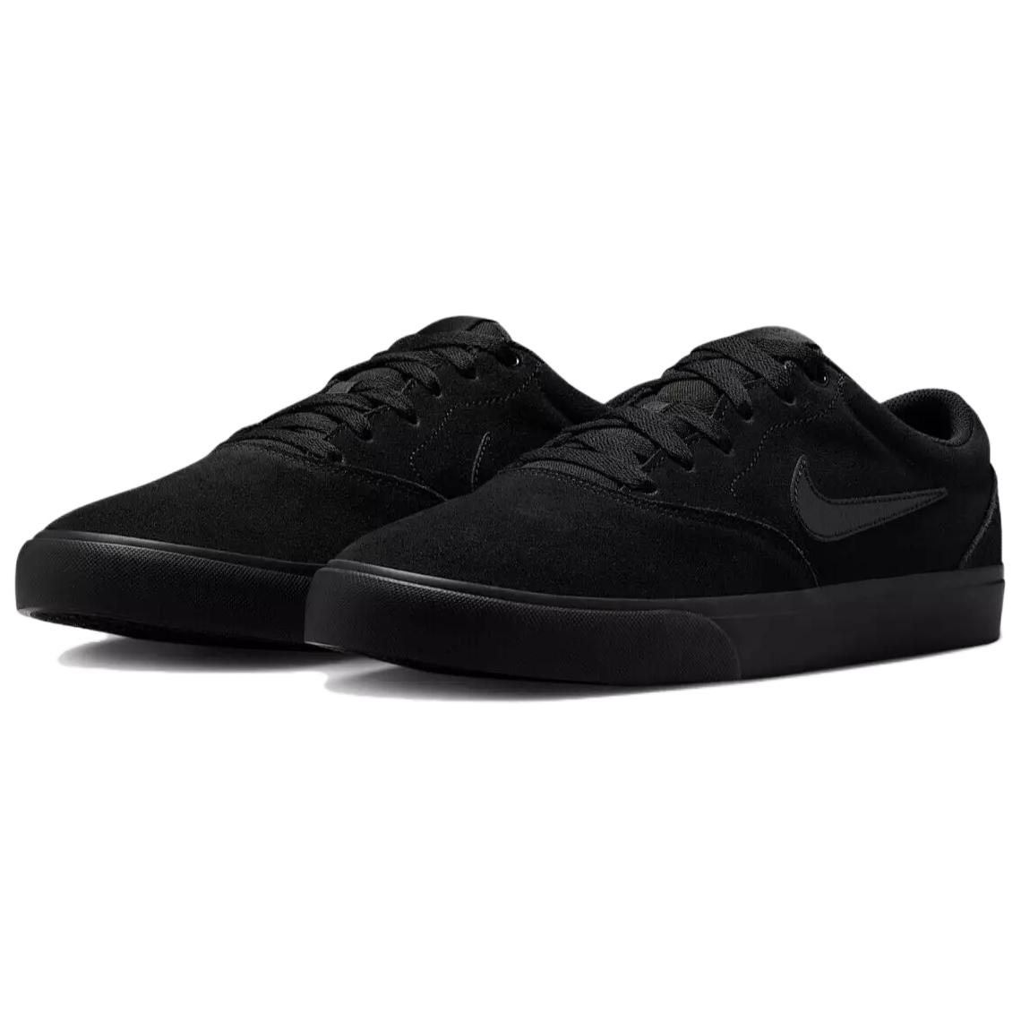Мужские кроссовки для скейтбординга SB Charge Slip Resistant Abrasion Resistant Low Top Nike, черный — фото 3