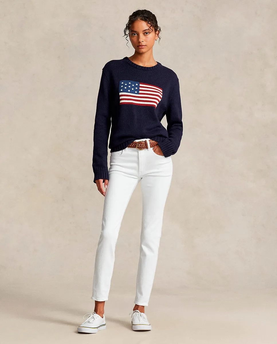 

Женские узкие джинсы Polo Ralph Lauren, синий