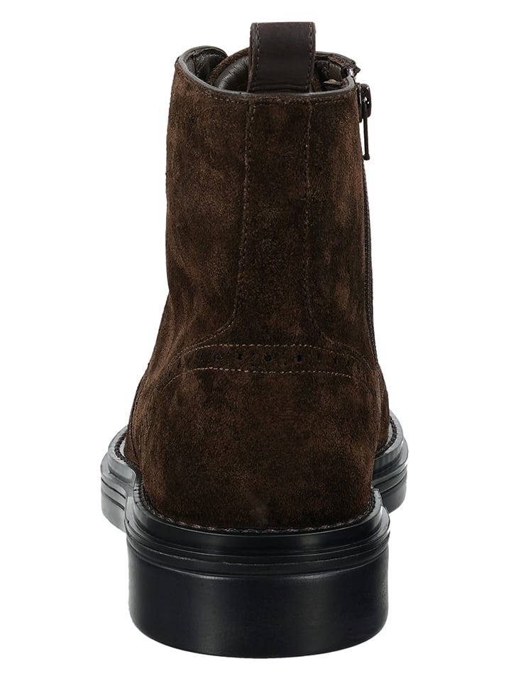 GANT Footwear Кожаные сапоги "Боггар" коричневого цвета — фото 3