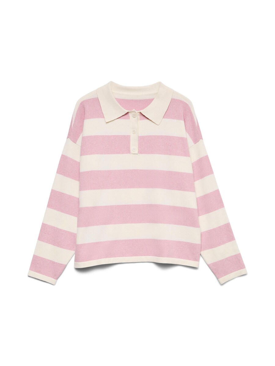 

Свитер VERO MODA ARI, цвет Pastel pink/White
