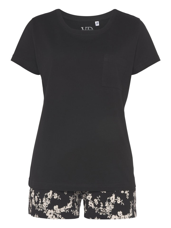 

Пижама VIVANCE DREAMS, цвет schwarz weiß geblümt