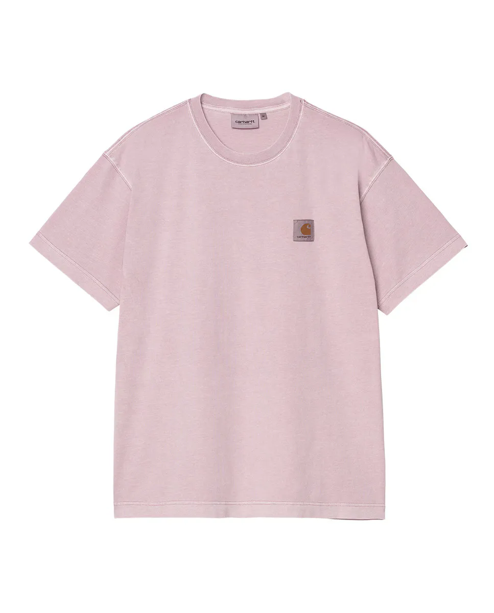 

Мужская стиранная футболка с коротким рукавом Carhartt WIP, цвет Rosa