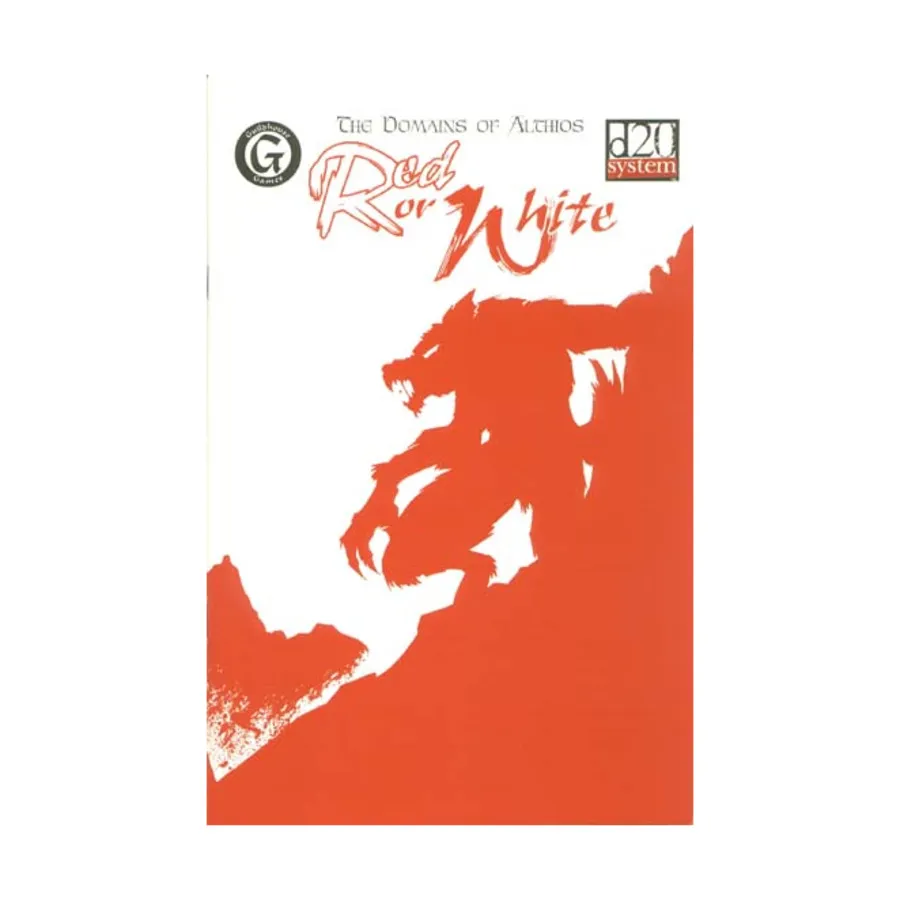 

Модуль Red or White, Fantasy Adventures (Guildhouse) (d20)
