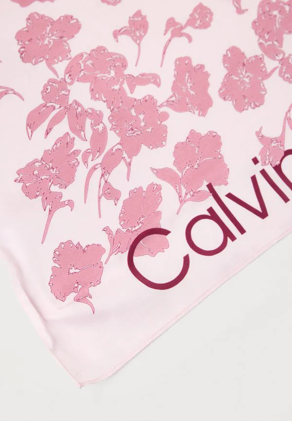 Пальто с цветочным узором по всей поверхности Calvin Klein, Light Pink — фото 3
